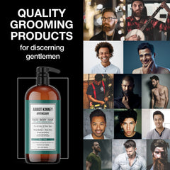 ABBOT KINNEY APOTHECARY 3-in-1 wash on hair and body for quick grooming.