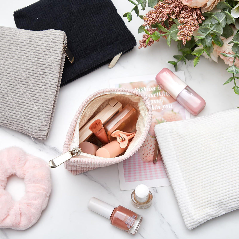 Abbylike dainty floral pouch suits jewelry and small accessories for easy travel