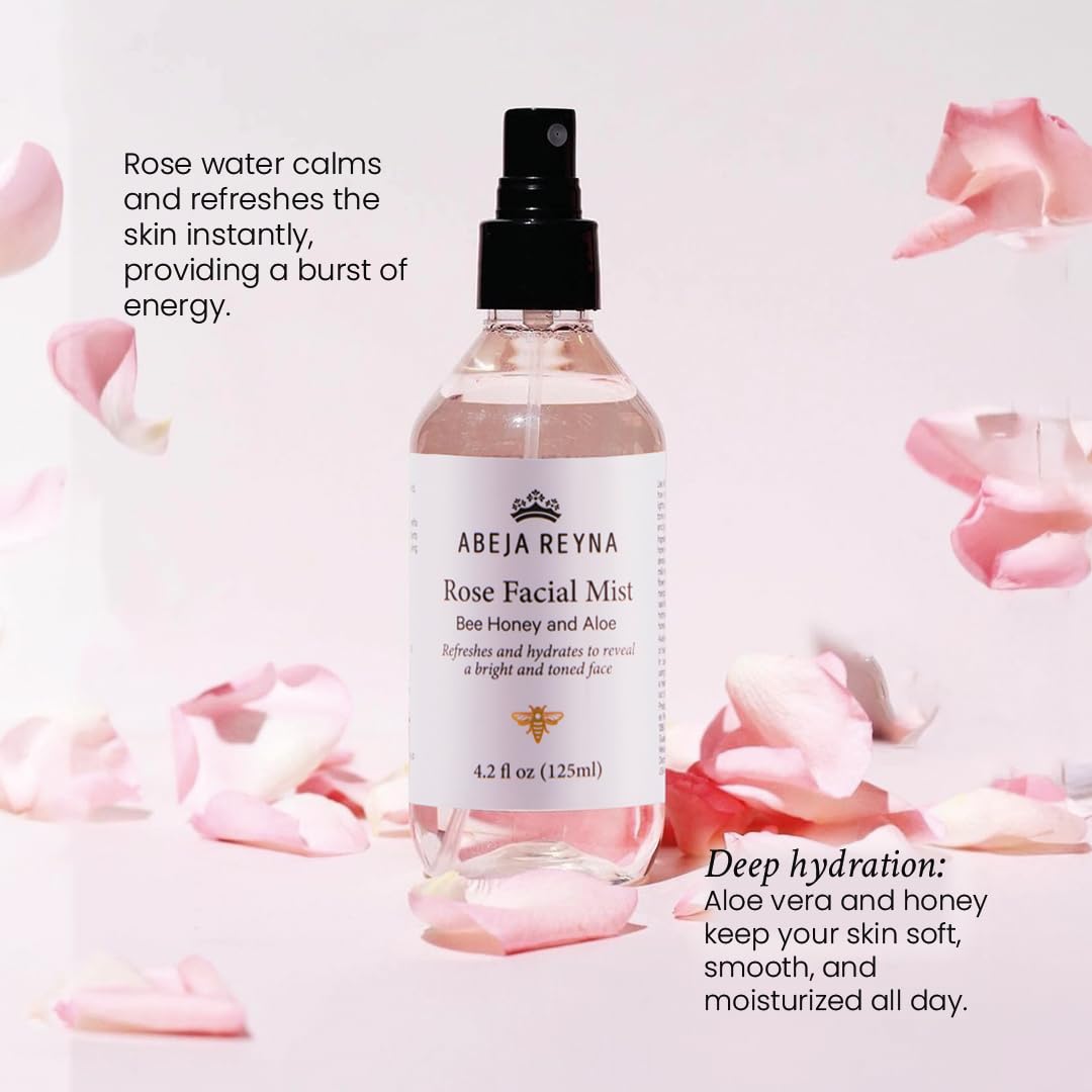 ABEJA REYNA Rose Water Splash refreshes and tones skin