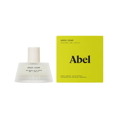 ABEL Green Cedar heart notes cypriol and guaiac wood for depth.