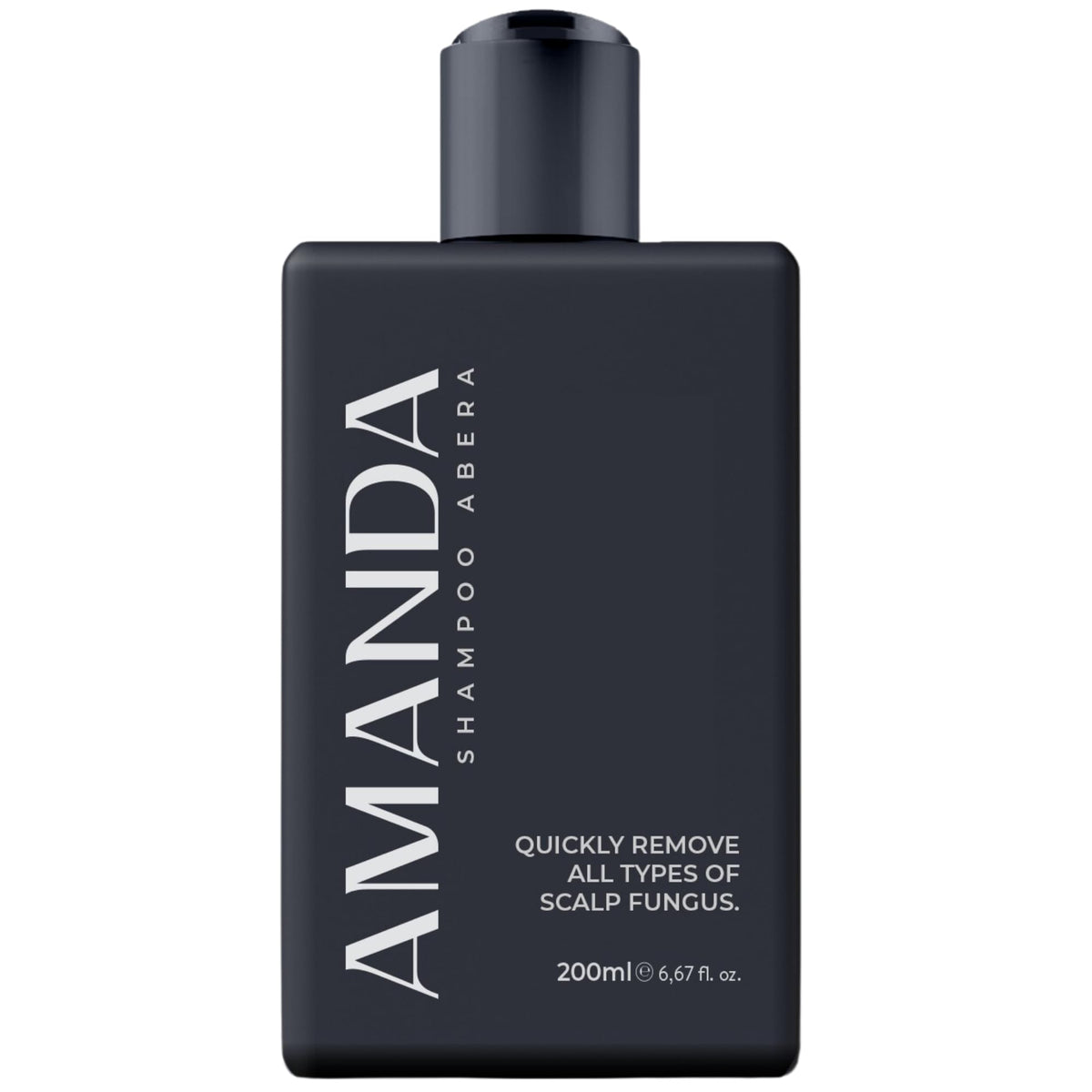 ABERA anti-dandruff shampoo bottle front, highlighting scalp health focus