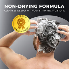 ABERA anti-dandruff shampoo tub image showing user-friendly design