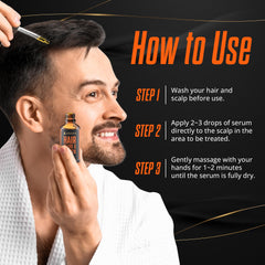 ABERA beard and hair growth usage demonstrates versatile application.