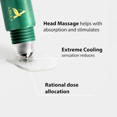 Abera Eye Roller Serum with peptides for smoother under-eye texture