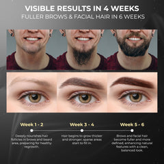 ABERA Ginb eyebrow growth focus highlights biotin and peptide support