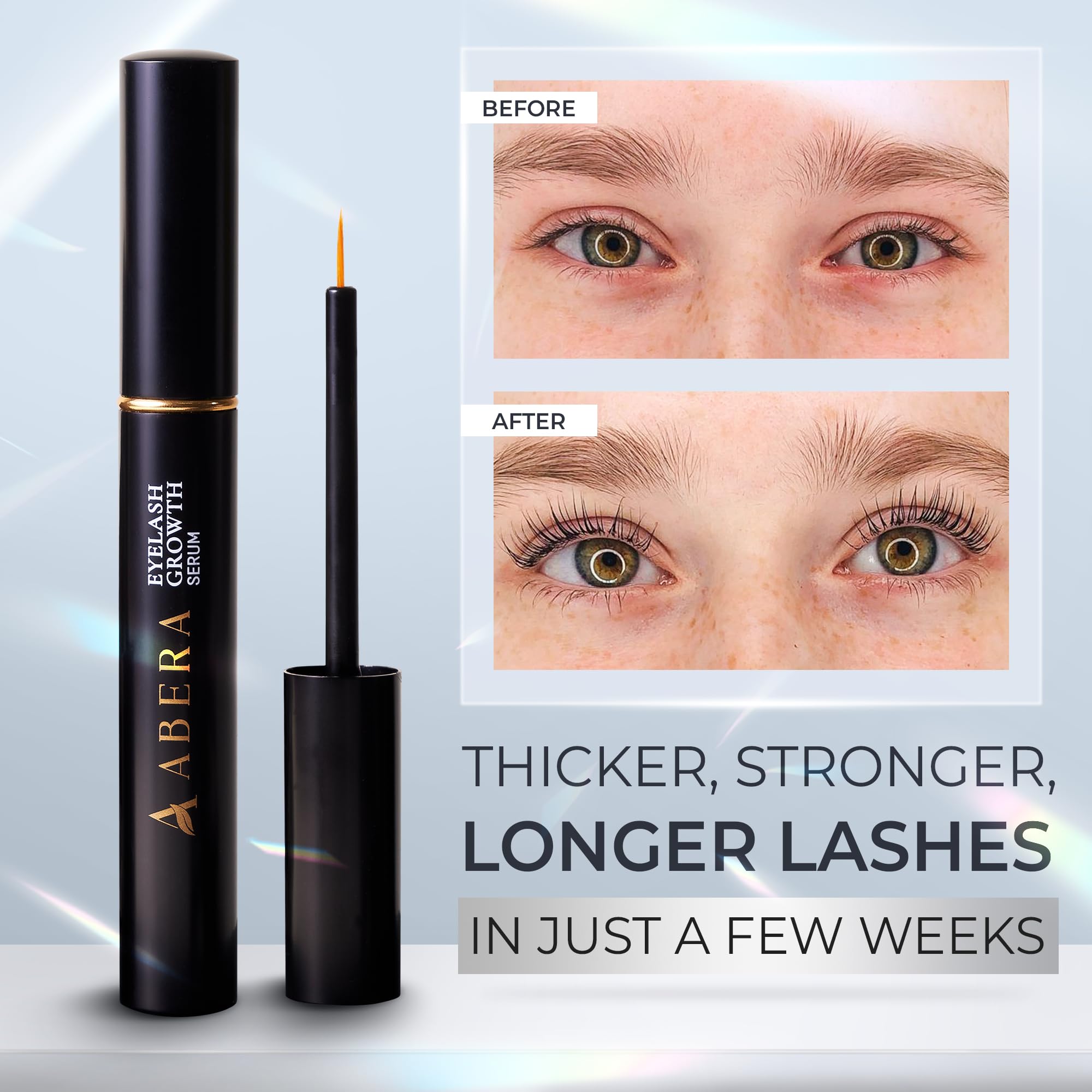 ABERA Misan serum packaging display highlighting three-pack set for savings
