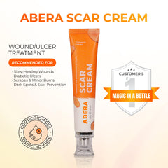 Set 2 box and jar for scar care and healing.