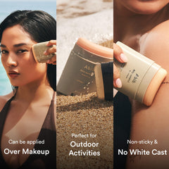 Abib Airy Sunstick suitable for sensitive skin with gentle ingredients.