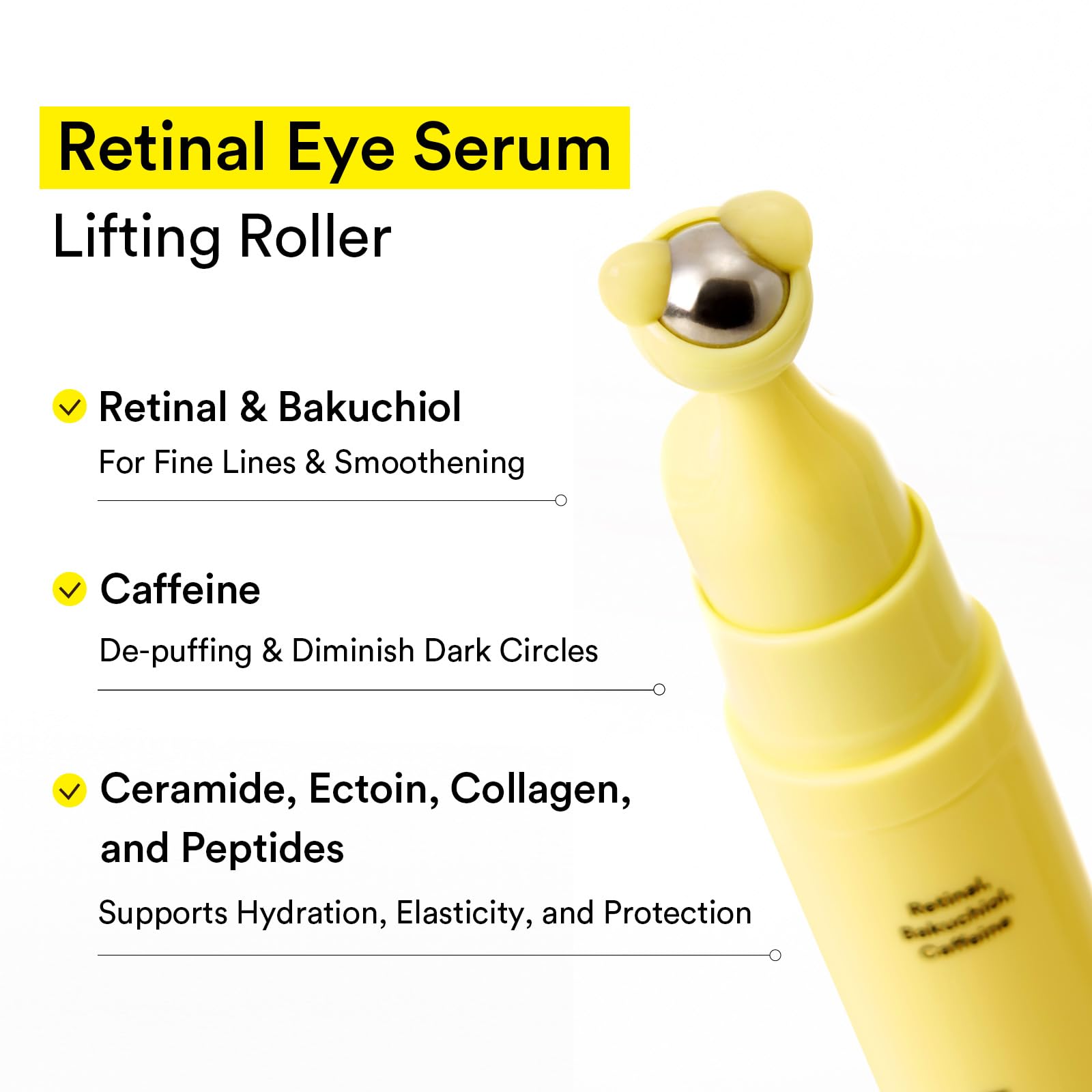 Abib caffeine-enriched eye serum helps reduce puffiness and dark circles.