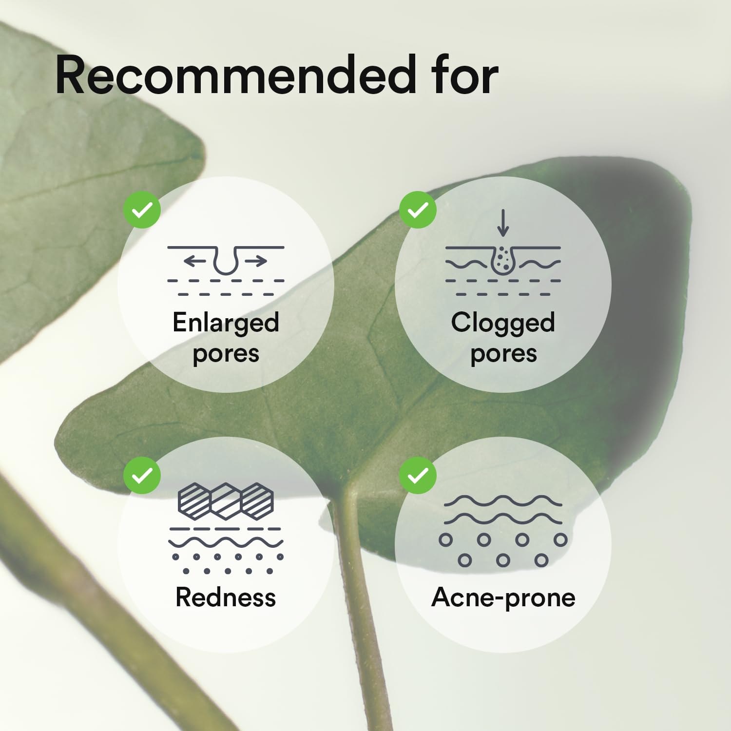 Abib dermatologist-tested label indicating safe, gentle use for most skin types