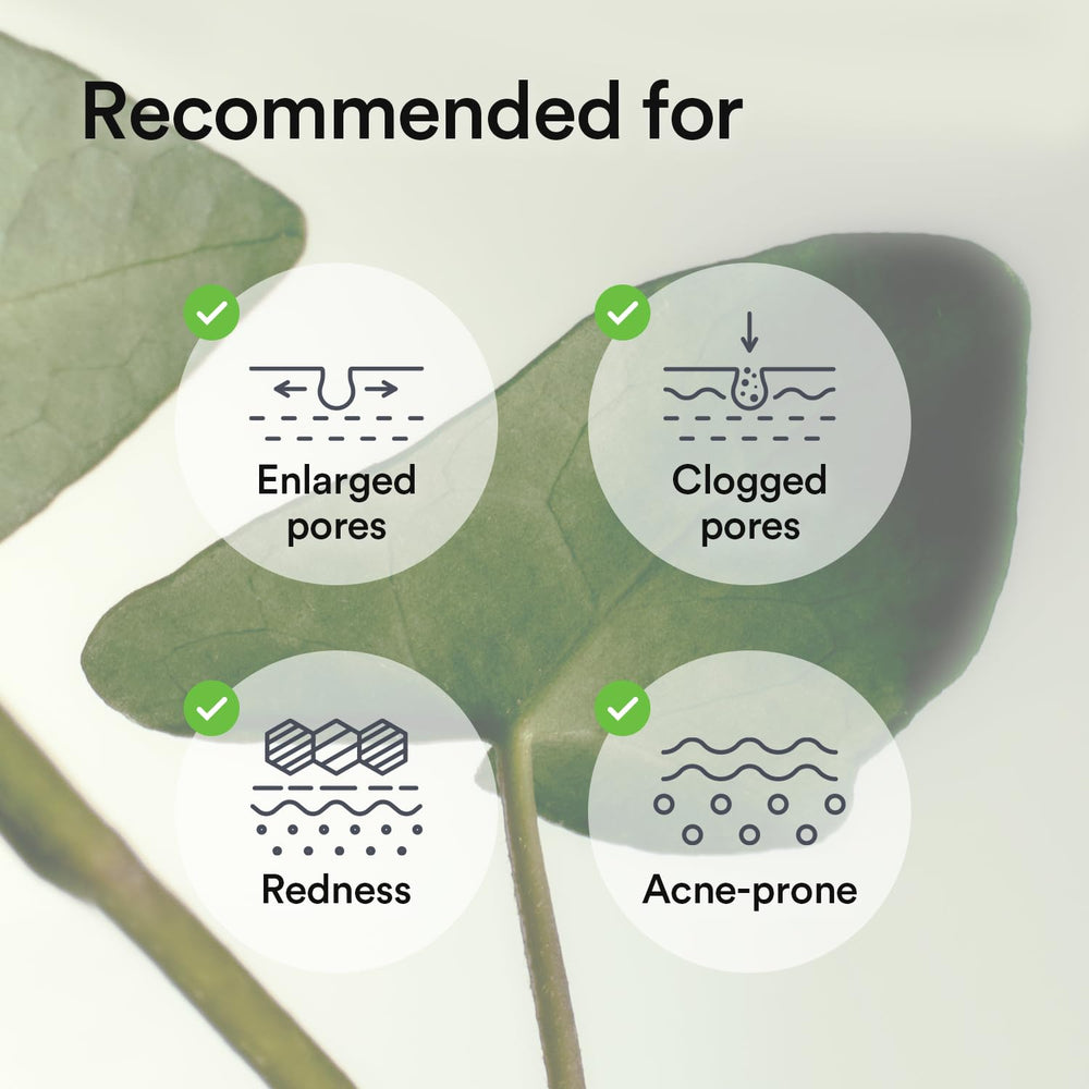 Abib dermatologist-tested label indicating safe, gentle use for most skin types