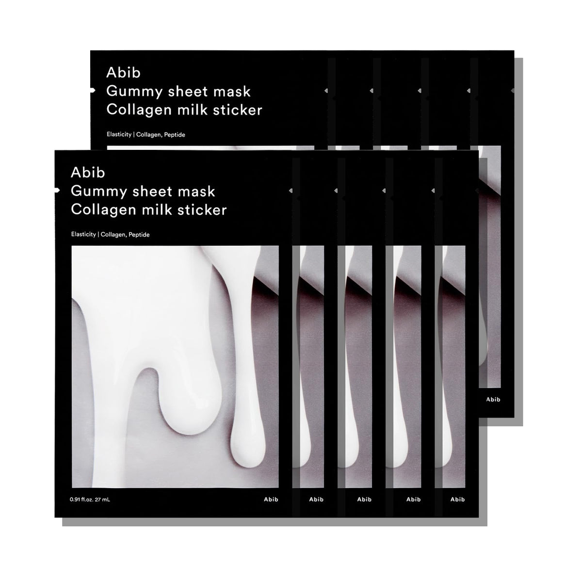 Abib Gummy Sheet Mask Milk Sticker pack for daily hydration and gentle care.