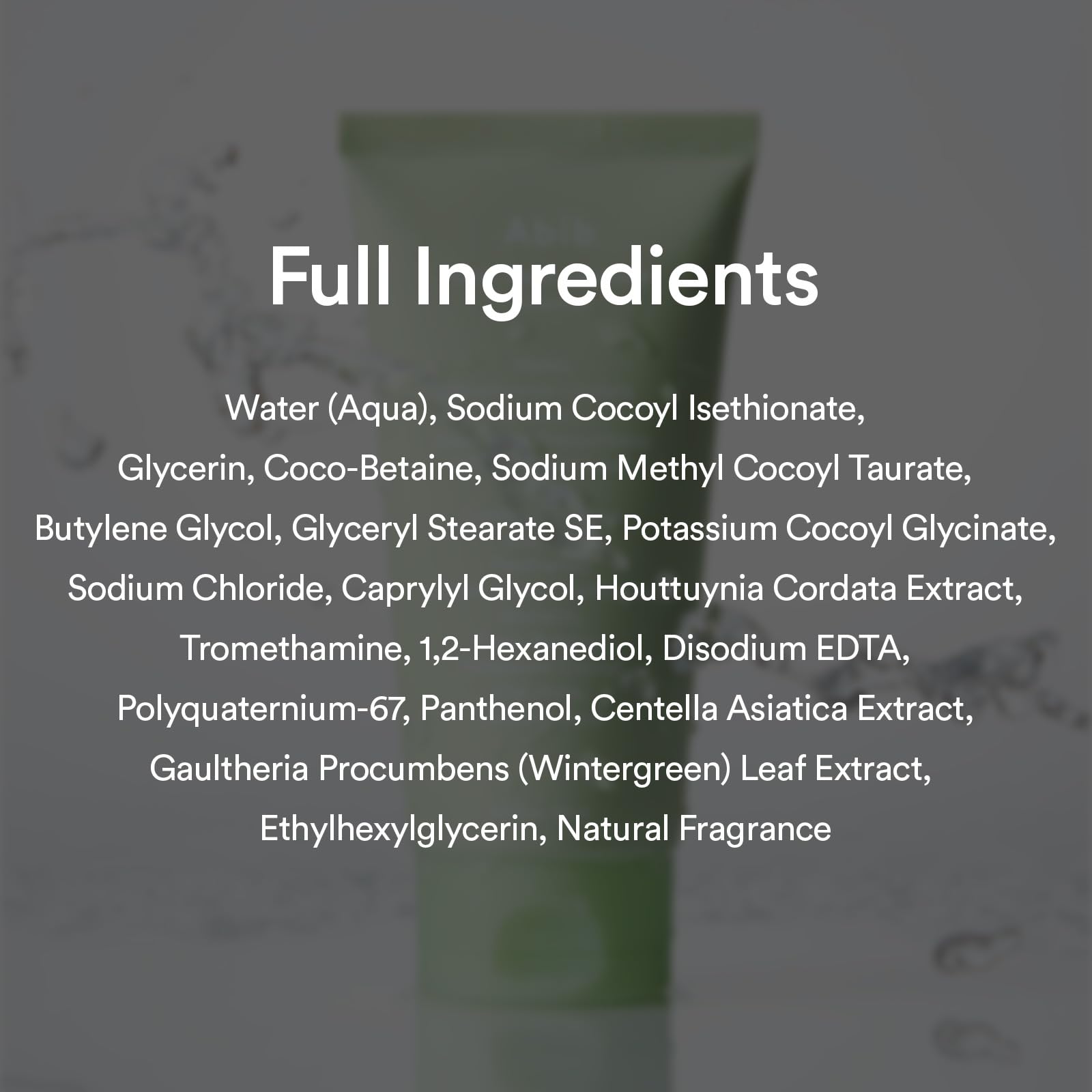 Packaging display highlighting the 5.07 fl oz size of Abib Cleanser.