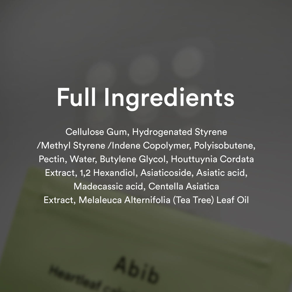 Abib Heartleaf patch during daily routine for discreet protection.