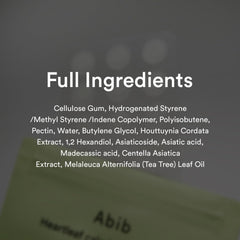 Abib Heartleaf patch during daily routine for discreet protection.