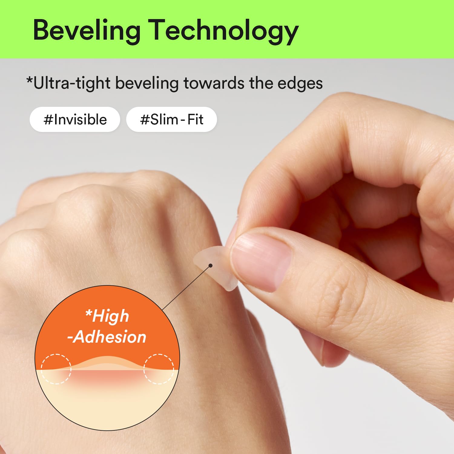 Waterproof adhesion keeps the Abib patch secure during workouts.