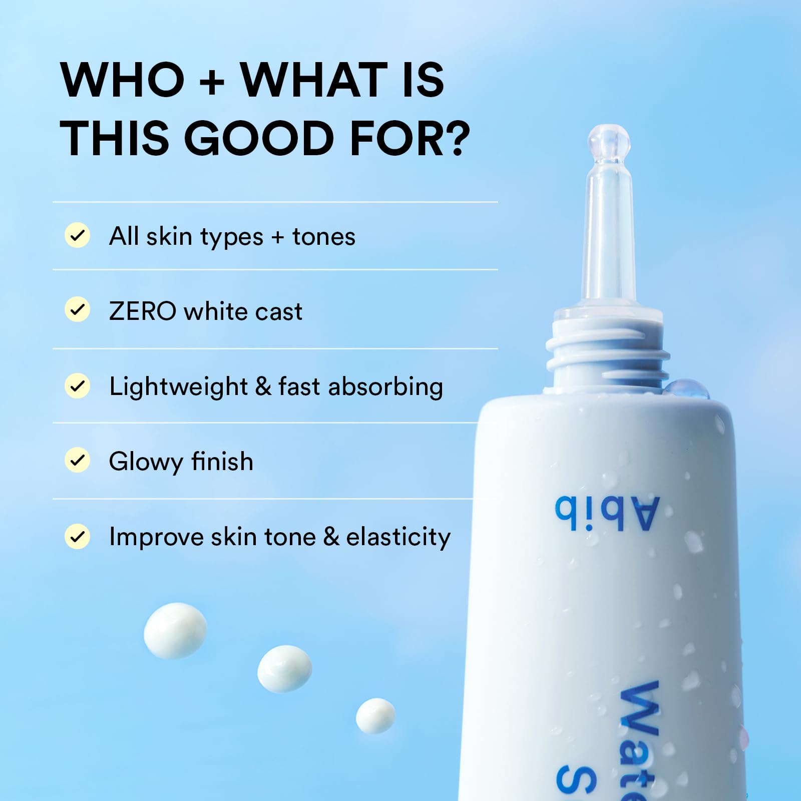 Abib hydrating formula leaves skin refreshed after sun exposure