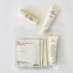Abib Jericho beige packaging accent highlights aesthetic.