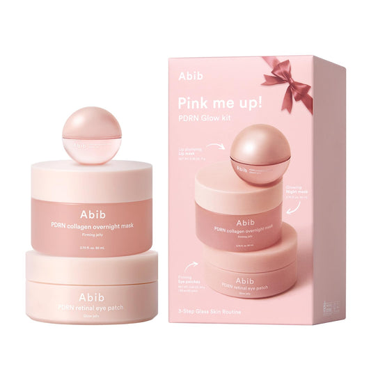 Abib Pink Me Up PDRN eye patch close-up for refreshed under-eye results