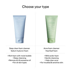 Applying Abib cleanser on face, gentle cleansing with hydrating feel.