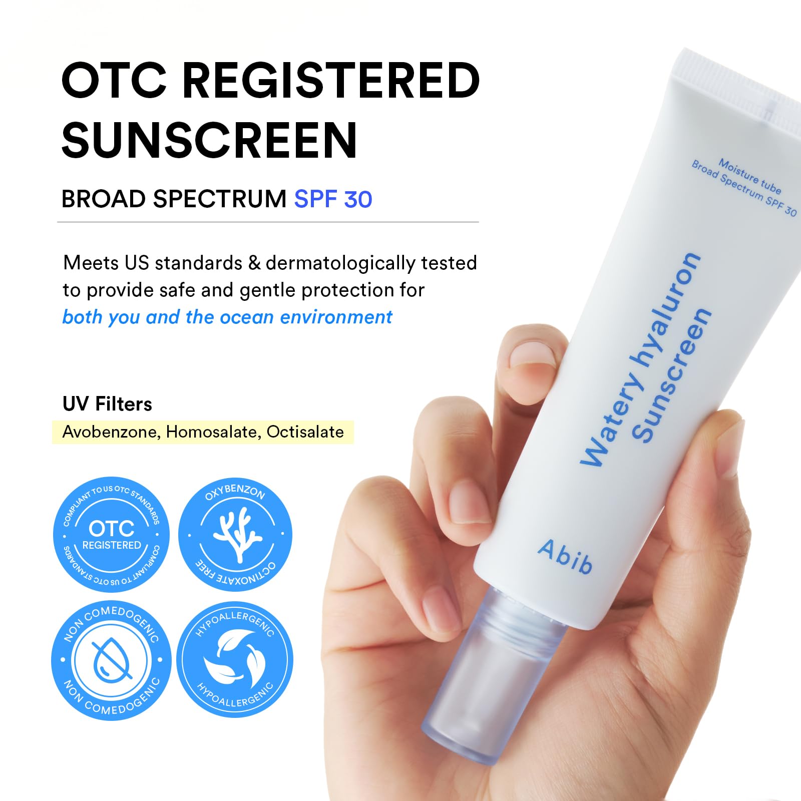 Abib SPF 30 broad spectrum protection for all day sun defense