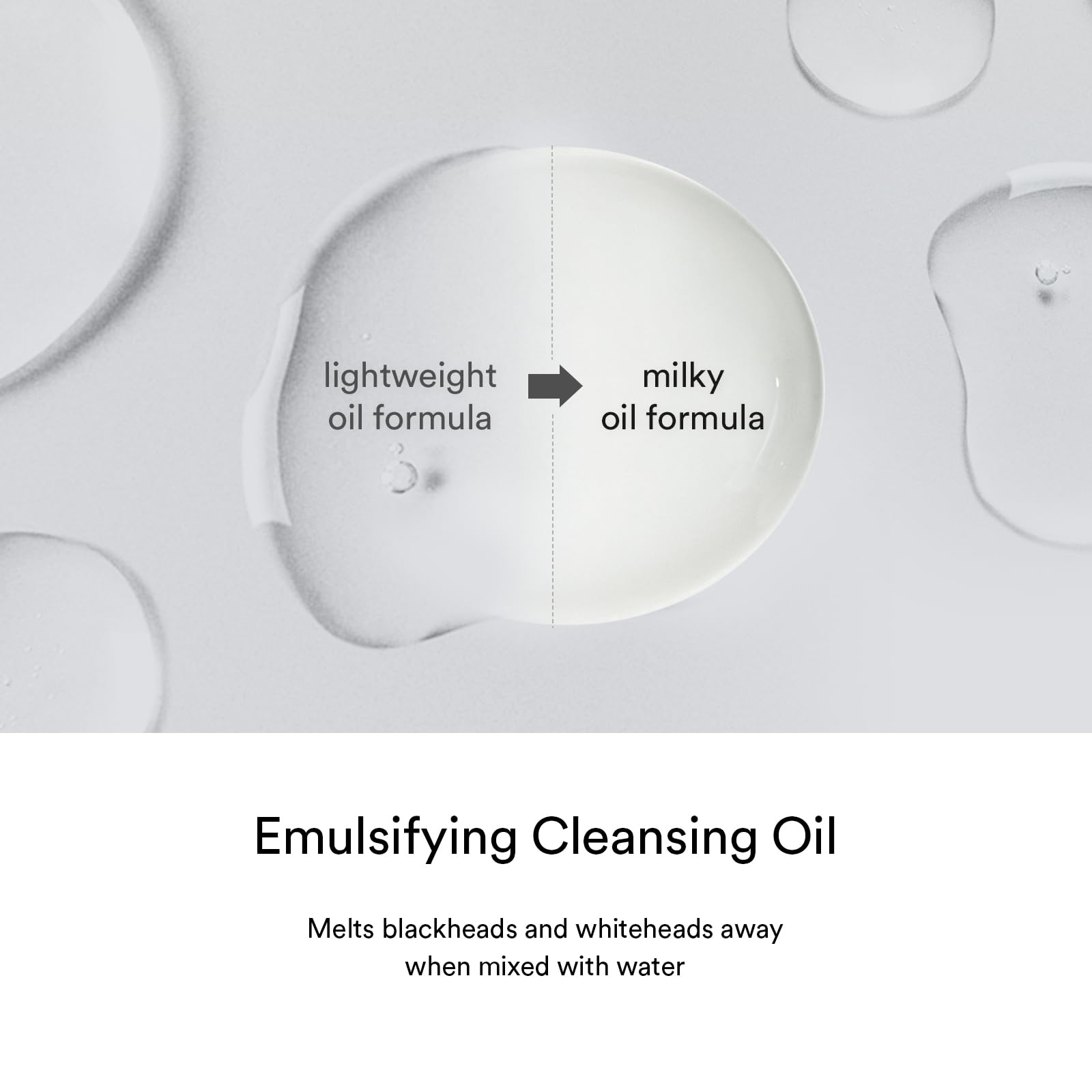 Abib sunflower and jojoba oil formula label for gentle cleansing without stripping.