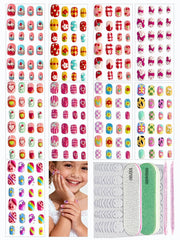 ABOLINE packaging for the 229pcs press-on nails kit, gift-ready.