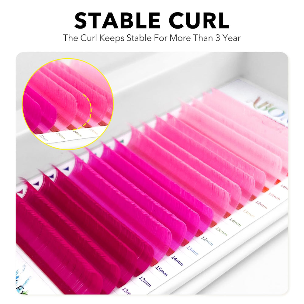 ABONNIE easy-apply lashes with foil-backed strips for salon use