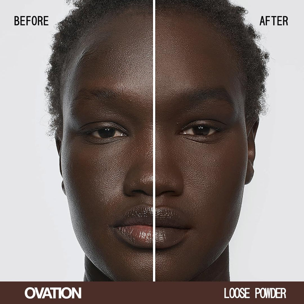 About-Face Curtain Call powder puff for easy, mess-free application