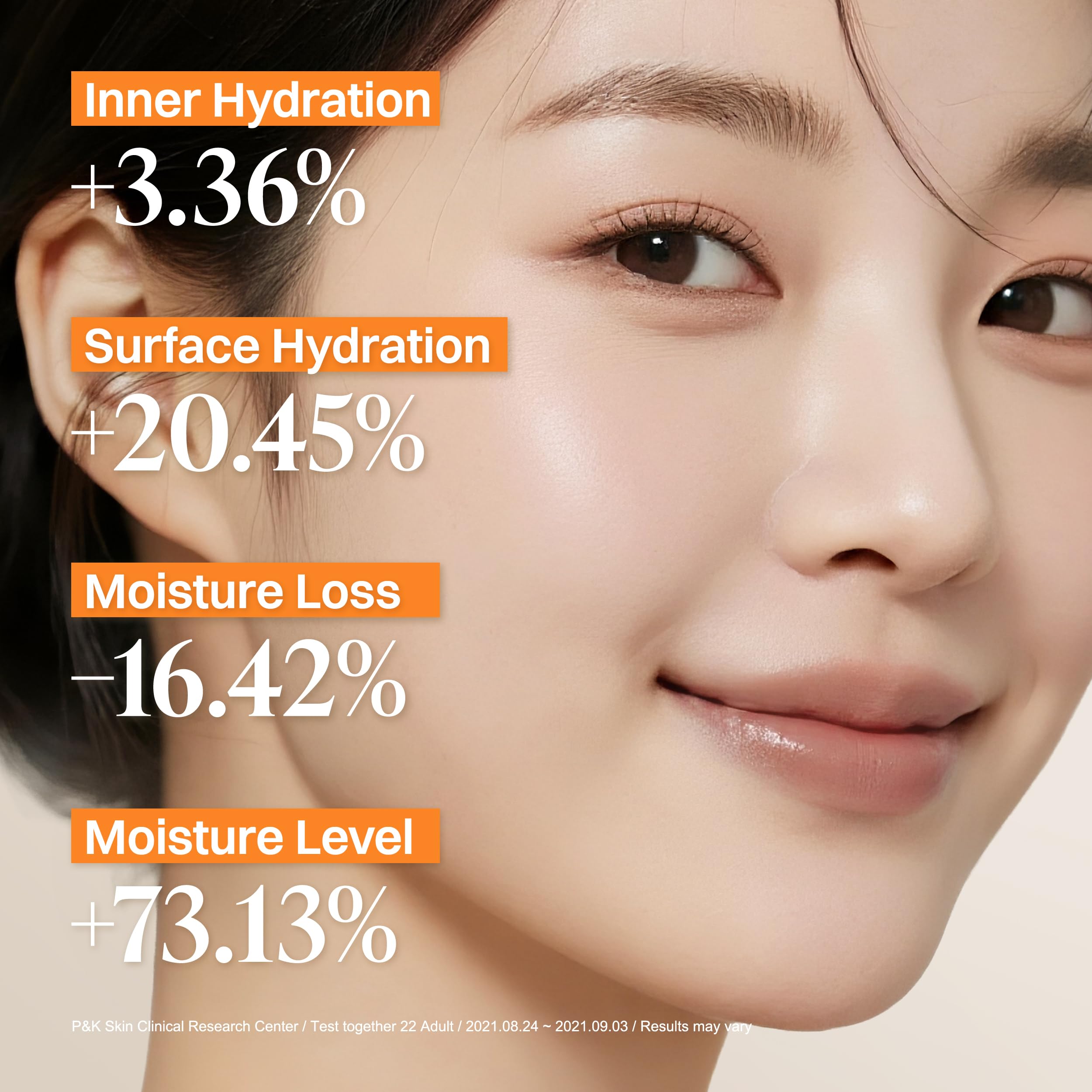 About Me Rice Makgeolli Toner hand-application shows lightweight hydration for all skin types.