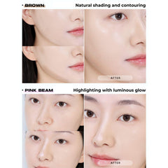 ABOUT TONE creamy texture blends smoothly for a flawless, skin-like finish.