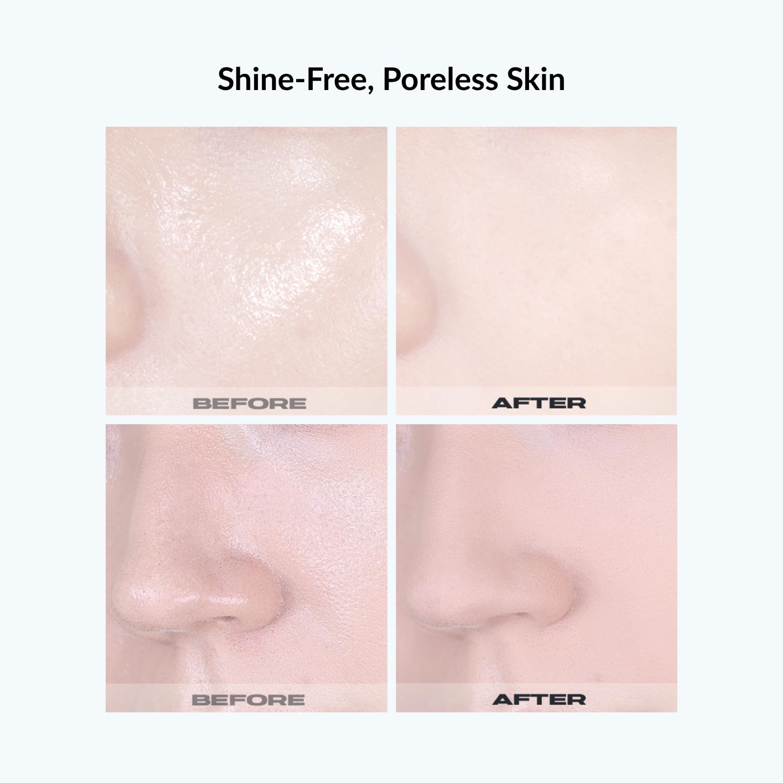 ABOUT TONE Blur Powder Pact oil-control finish keeps shine away