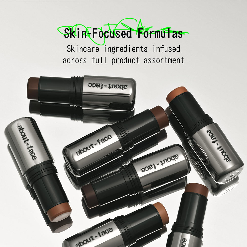 about-face Beach Freak Bronzer Stick twist-up design ideal for on-the-go