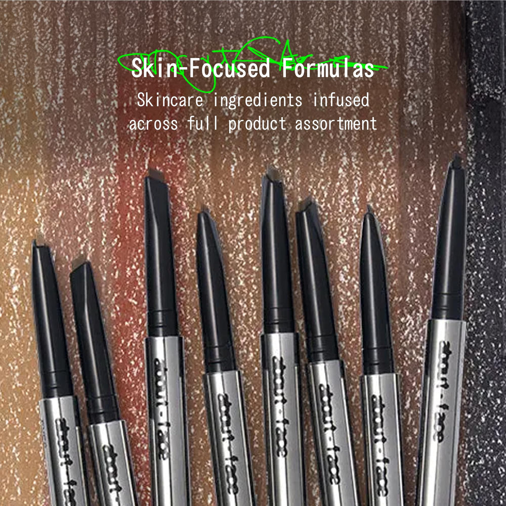 about-face Brow Artist four-light-brown shade: versatile match for lighter hair
