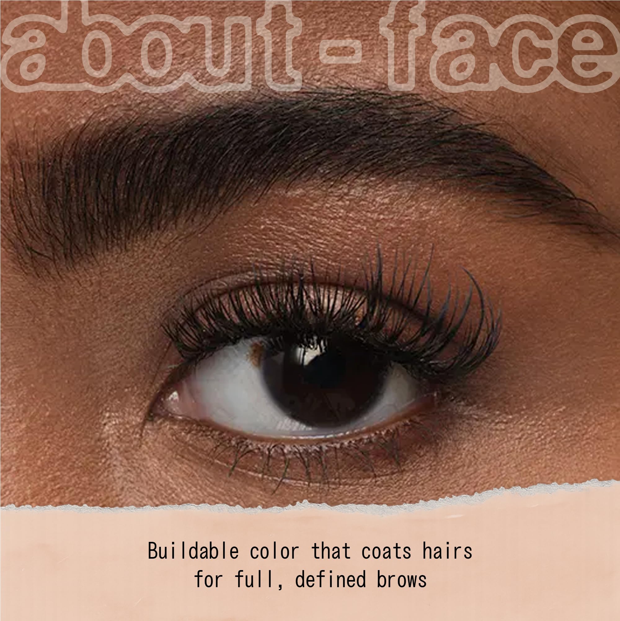aboutface Brow Artist spoolie blend image highlights built-in spoolie for seamless grooming