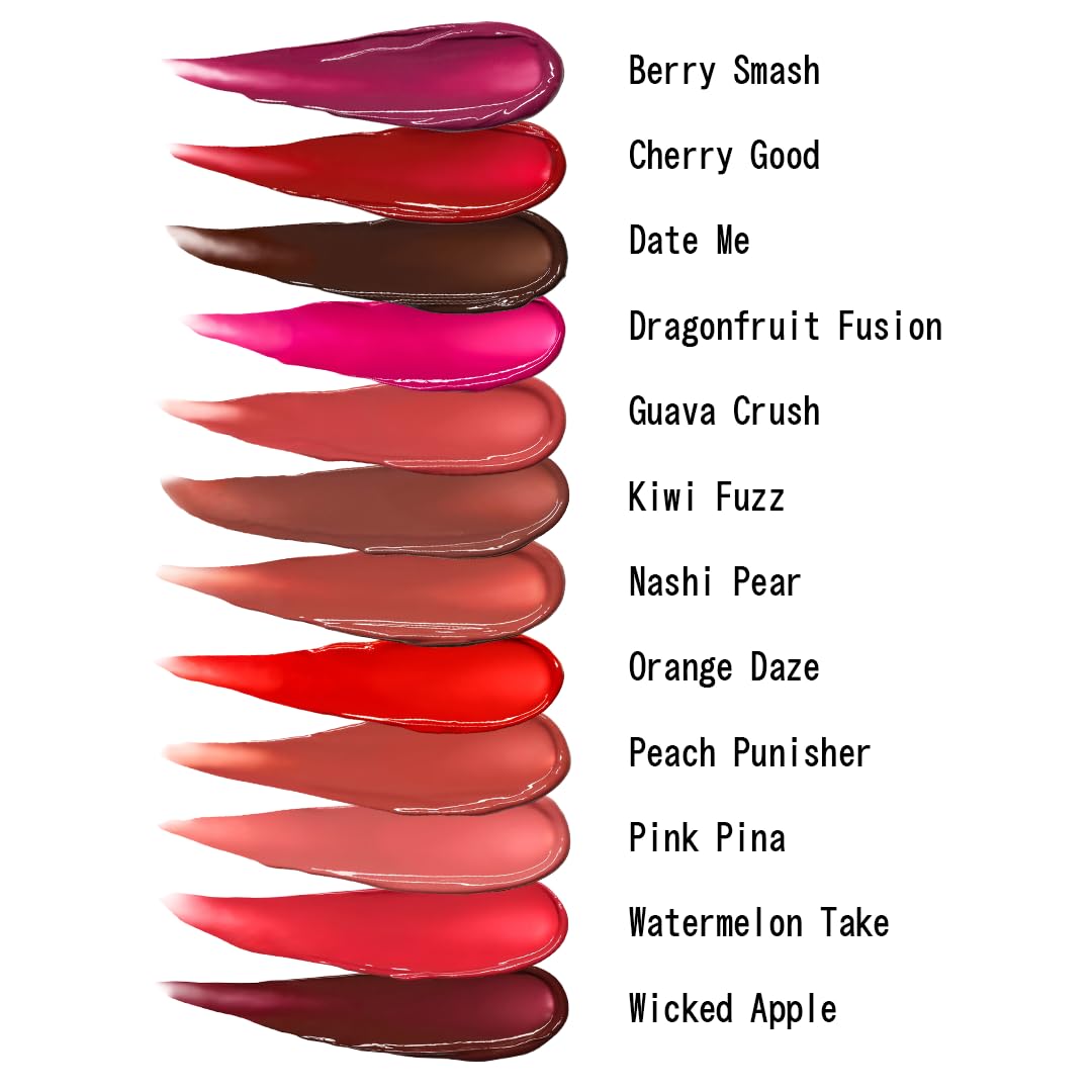 About Face Cherry Pick Lip Color Butter with cherry butter delivers hydrating comfort.