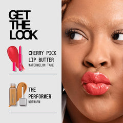 About Face Cherry Pick Flamingo Pink shade being applied for vibrant glow