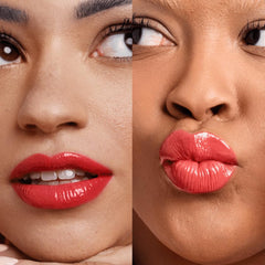 About Face Cherry Pick Lip Color Butter close-up emphasizes fruity scent