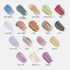 aboutface Fractal Glitter Eye Paint Cherie vegan cruelty-free packaging shot reveals guilt-free glam