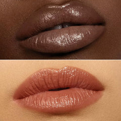 about-face Light Lock Lip Gloss Adore Me includes coconut oil for nourishment and refreshment.