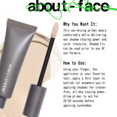 AboutFace Shadow Fix Eye Primer daily-use base keeps lids comfortable