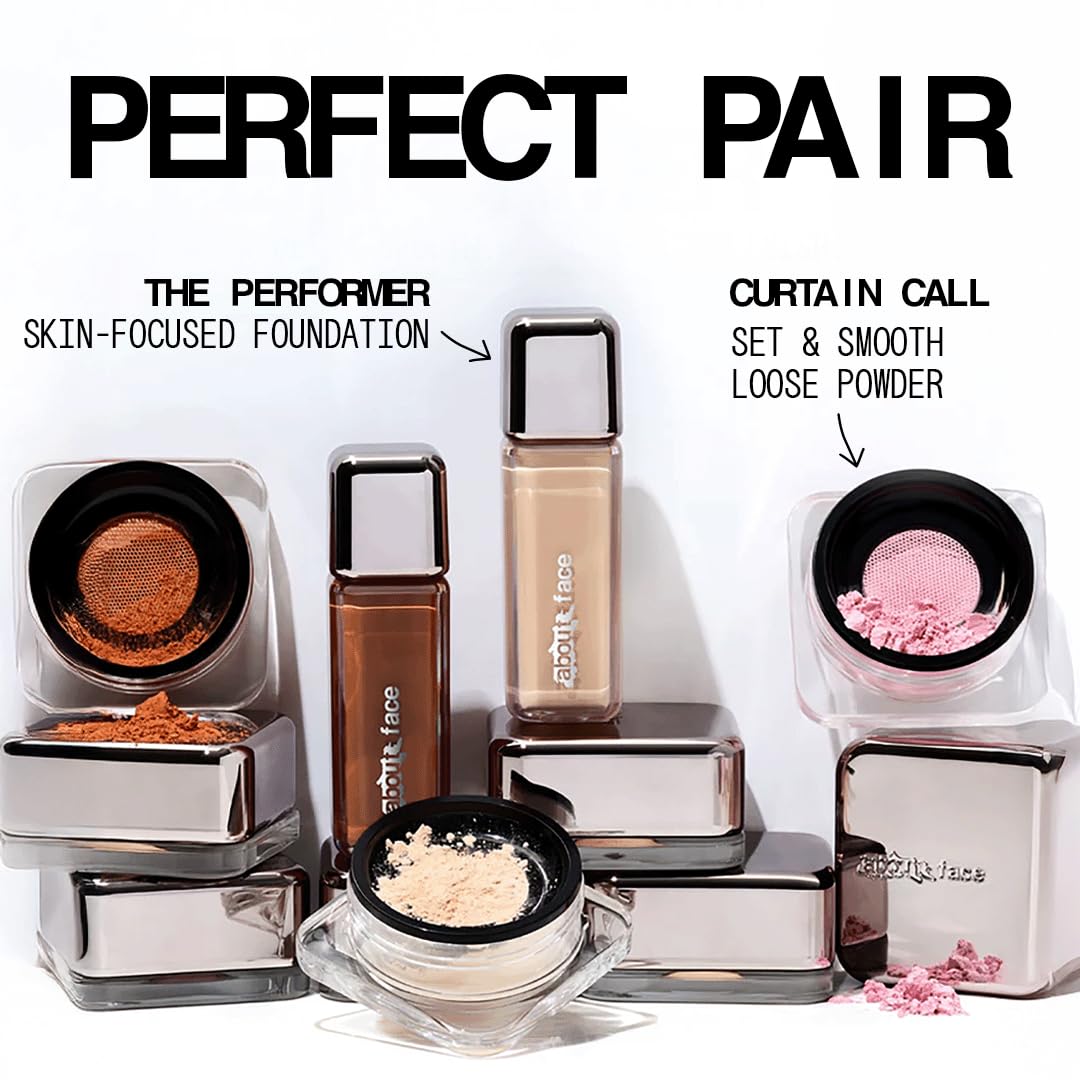 About Face Vegan cruelty-free packaging and clean beauty ethos.