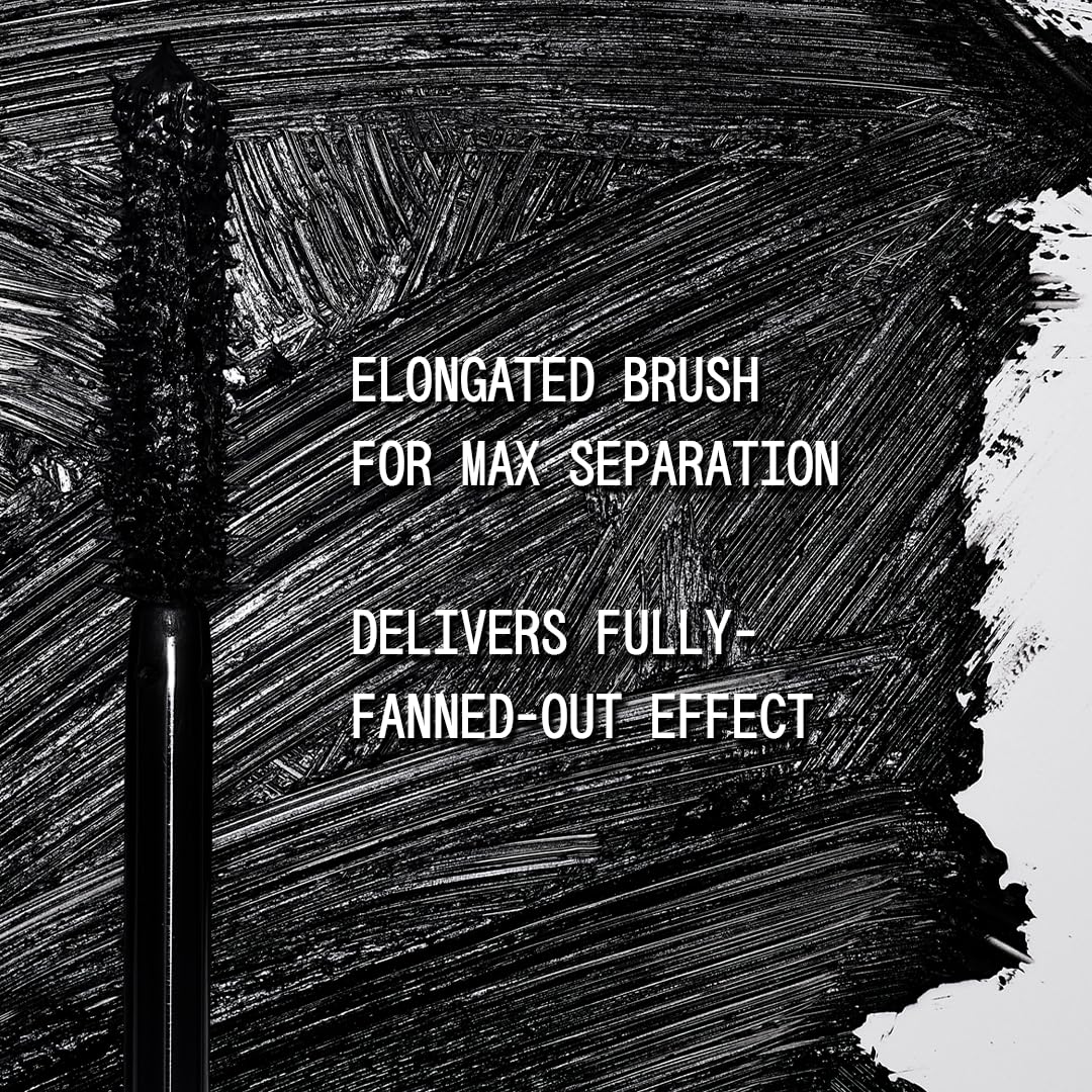 AboutFace Volumizing Mascara jet-black packaging highlights vegan formula.