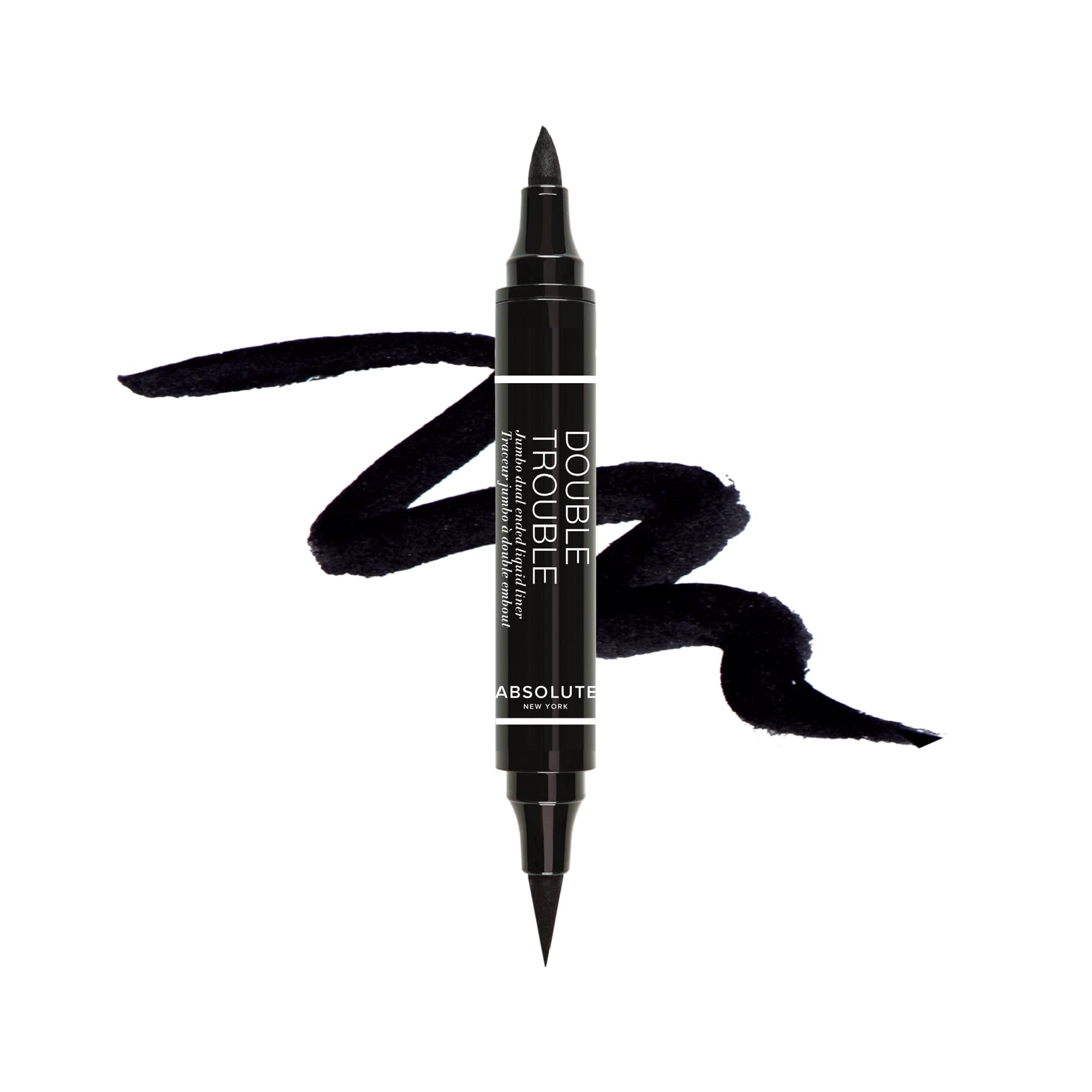Absolute New York Double Trouble Liner front view shows dual-ended design for versatile eyes
