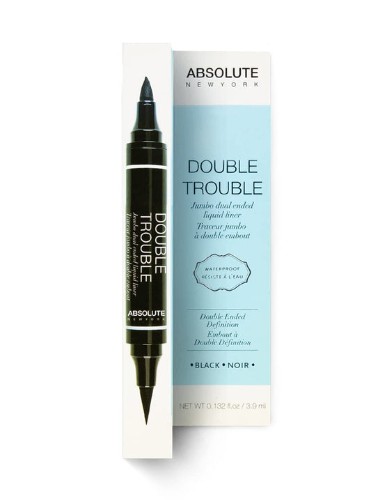 Absolute New York Double Trouble Liner ultra-slim tip close-up for precise lines