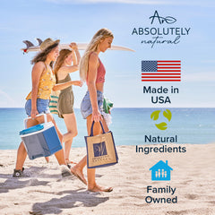 Absolutely Natural Aloe Vera Gel applied to skin for soothing relief