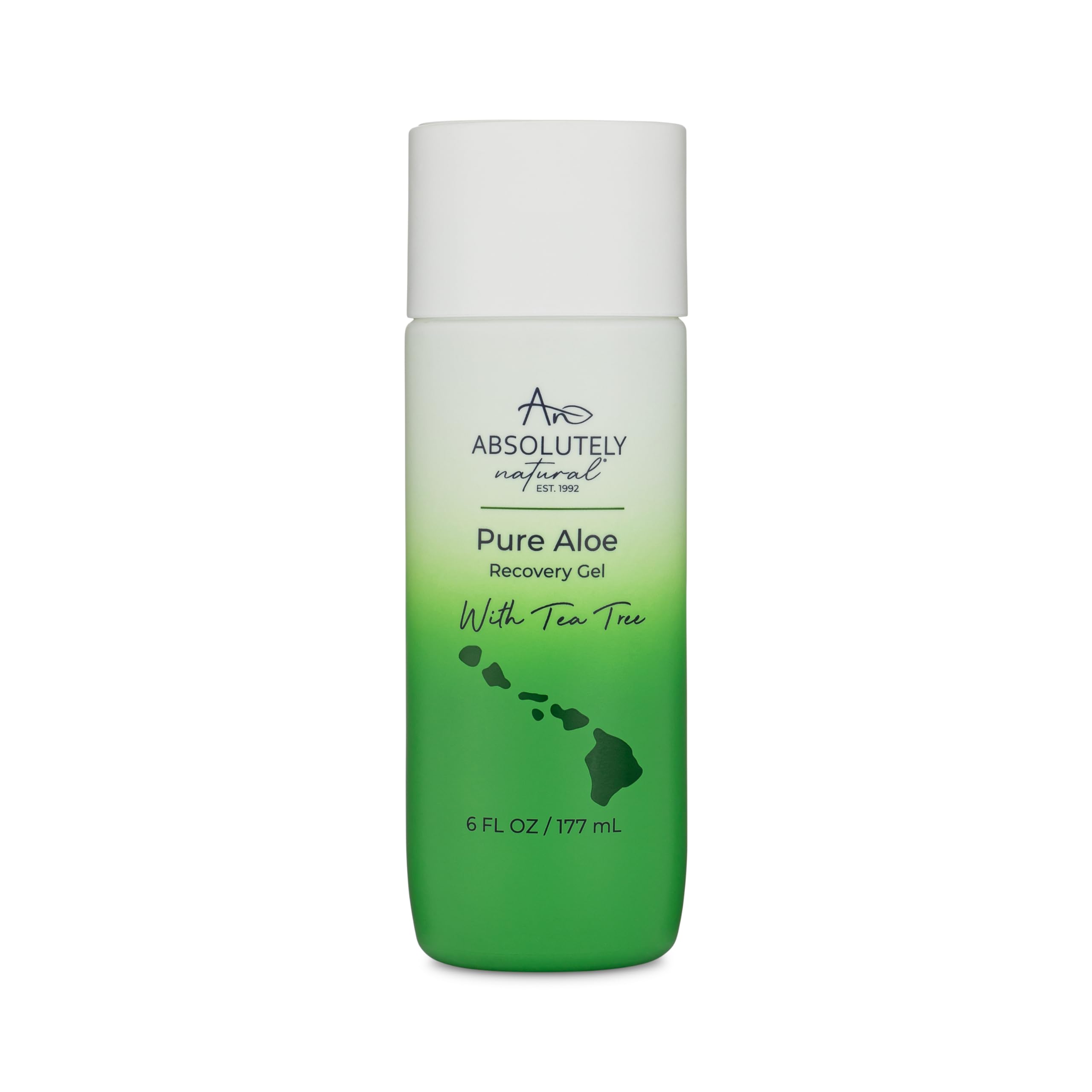 Absolutely Natural Aloe Vera Gel bottle close-up for cooling skin comfort