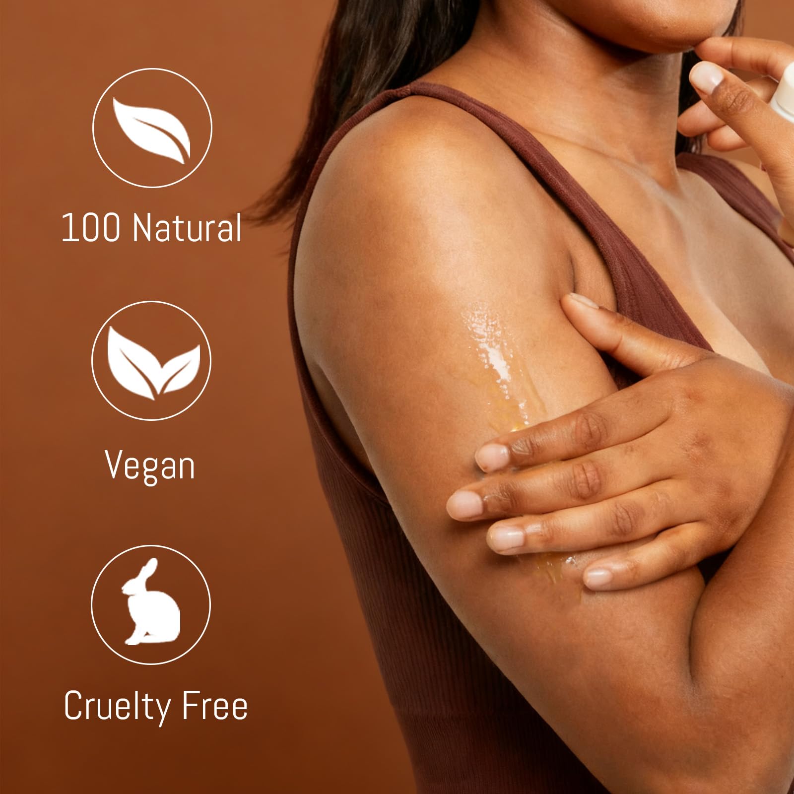 ABYST Body Firming Oil rich texture closeup on nourishing blend
