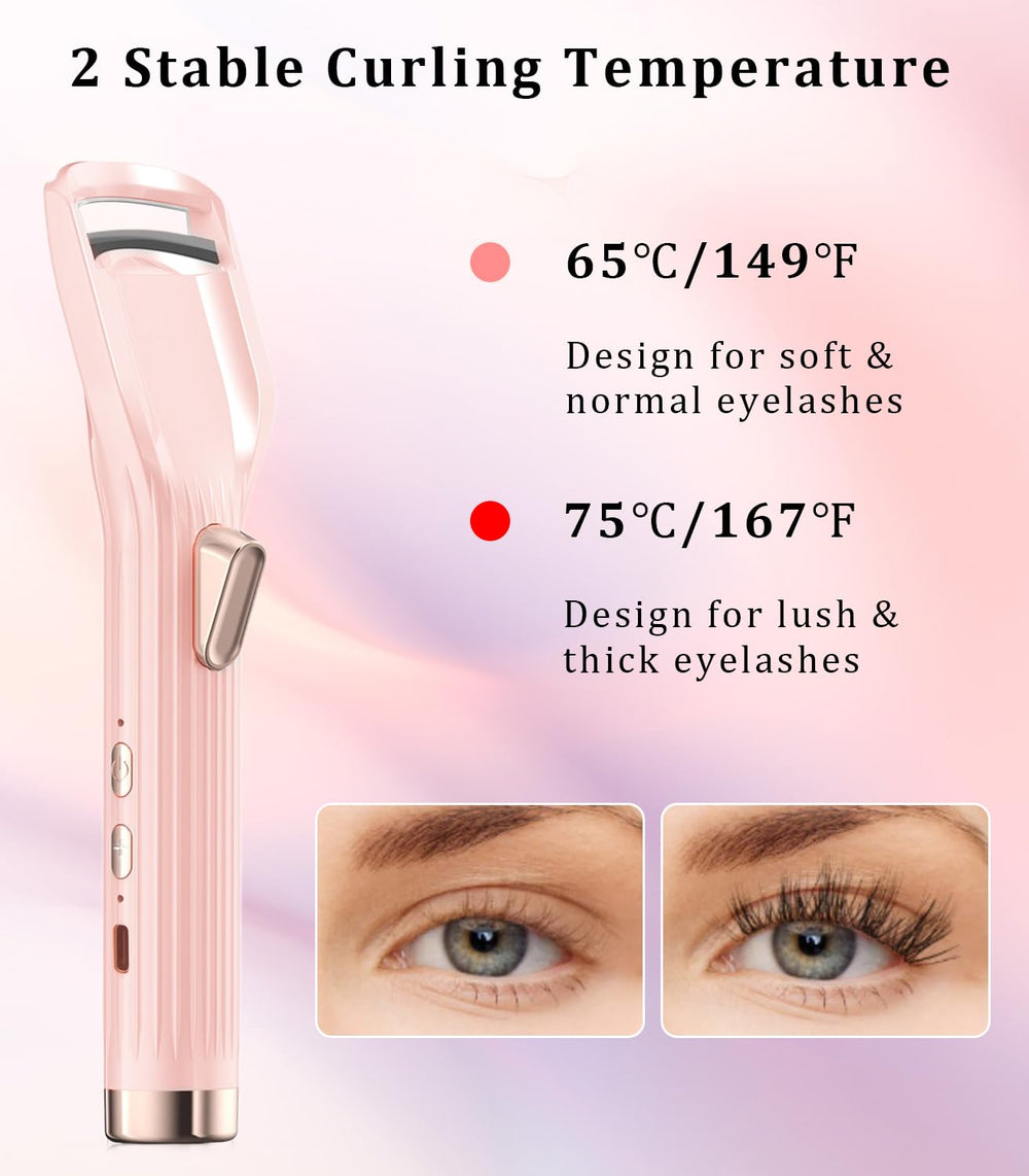 Two heat modes for different lash types and preferences