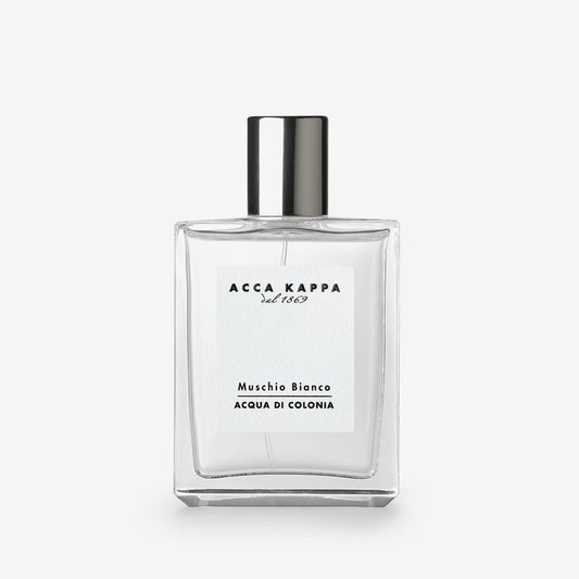 Acca Kappa White Moss Eau de Cologne bottle highlighting citrus notes for refreshing daily wear